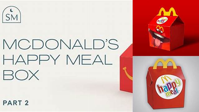 6609+ Happy Meal Box Mockup For Free Download