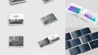 661+ A4 Landscape Booklet Mockup Photoshop Freebie