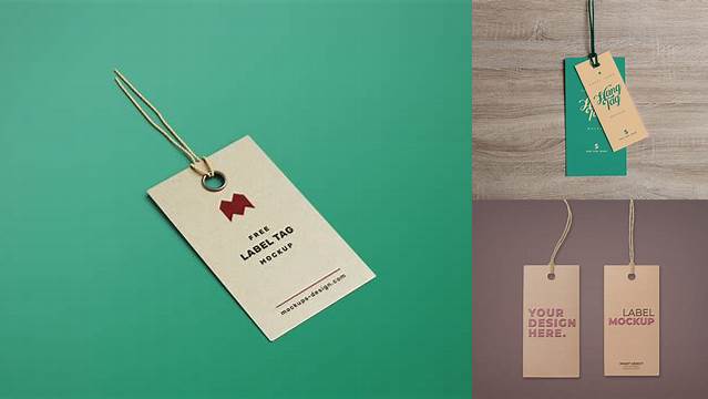 6613+ Hang Tag Mockup Psd Free PSD Download