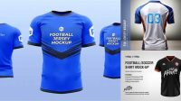 6613+ Mockup Jersey Futbol Customizable PSD Templates