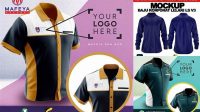 6614+ Mockup Baju Korporat Premium PSD Freebie