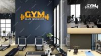 6617+ Gym Logo Mockup Best for Showcase