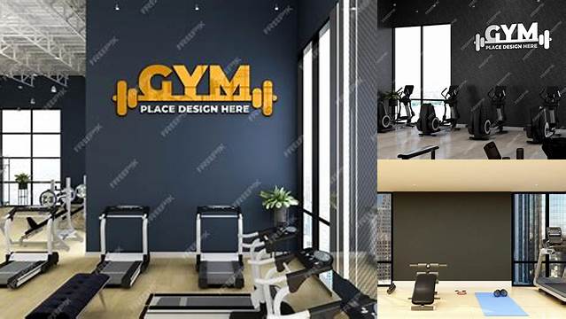 6617+ Gym Logo Mockup Best for Showcase