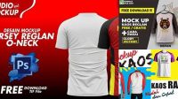 6619+ Mockup Kaos Reglan Fully Layered Photoshop Freebie