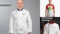 6621+ Chef Uniform Mockup Psd Free Editable PSD File