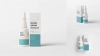 6621+ Nasal Spray Mockup For Free Download