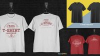 6623+ T Shirt Mockup Front And Back Psd Download Free