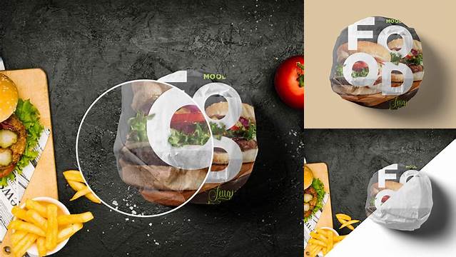 6628+ Burger Paper Mockup Free Customizable PSD Templates