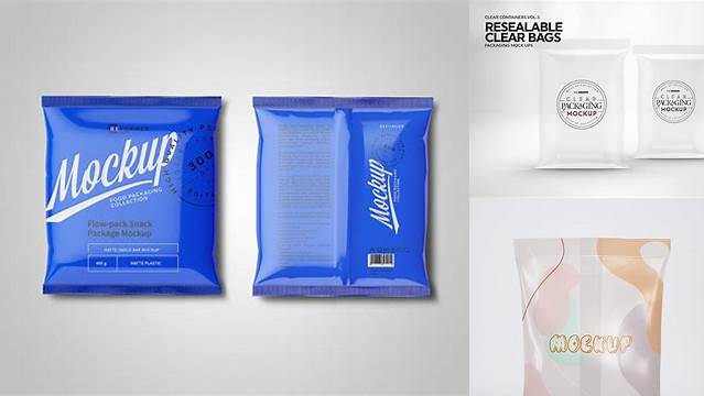 6633+ Transparent Plastic Packaging Mockup Customizable Design Files