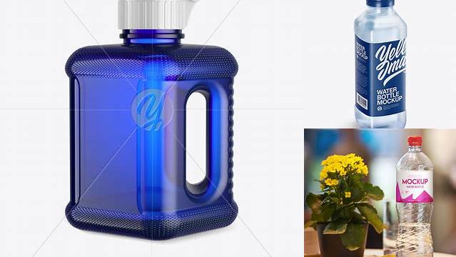 6635+ Jug with Water PSD Mockup Half Side View Best for Showcase