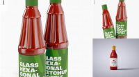 6639+ Ketchup Bottle Mockup Versatile Photoshop File