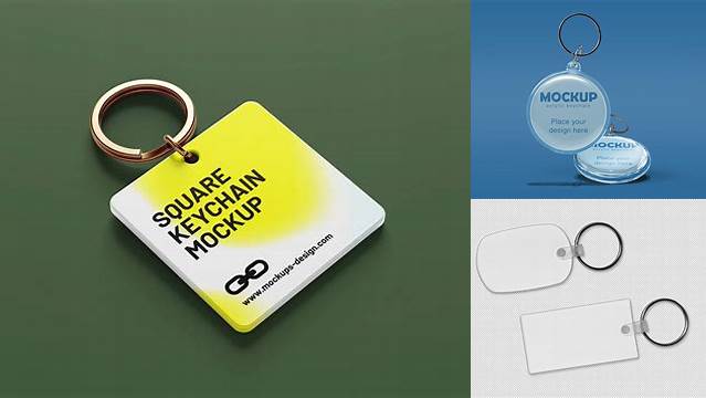 6646+ Acrylic Keychain Mockup Free Psd PSD File Download