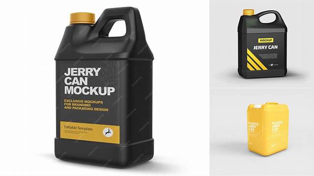 6654+ Jerry Can PSD Mockup High-Resolution Graphic