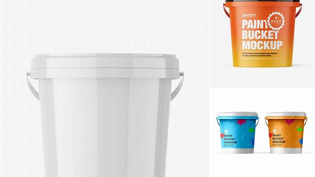 6658+ Paint Bucket Mockup Best for Showcase