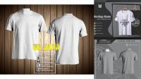 6659+ Mockup Kaos Depan Belakang Cdr High Resolution