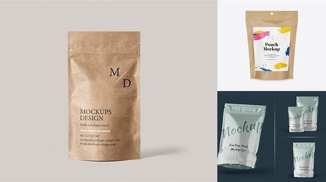 6670+ Kraft Doy Pack PSD Mockup Custom Mockup Graphic Design