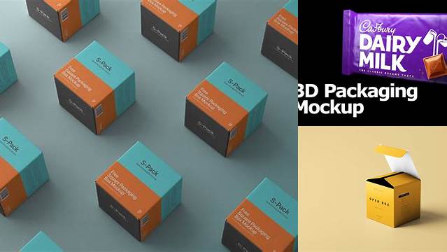 6674+ 3d Packaging Mockup Free Easy Editable