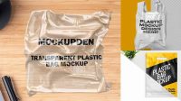 6676+ Transparent Plastic Bag Mockup Free PSD