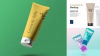 6682+ Matte Cosmetic Plastic Tube PSD Mockup Free Digital Resource for Designers