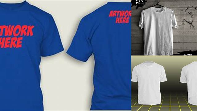 6682+ Mockup Kaos Photoshop Depan Belakang Include TIFF