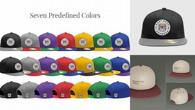 6693+ Snapback Cap PSD Mockup Side View Free Downloadable Graphic Resource