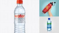 6698+ 500ml Water Bottle with Sport Cap PSD Mockup Download Free Editable PSD Template