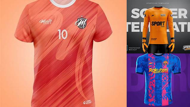 6700+ Mockup De Camisetas De Futbol Professional PSD Mockup