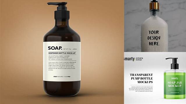 6709+ Soap Bottle Mockup Digital Download