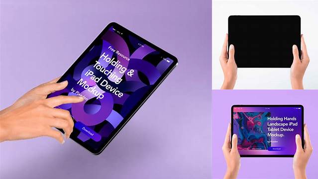 671+ Holding Ipad Mockup PSD Free Download