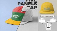 6718+ 5 Panel Cap Mockup Free Best for Showcase