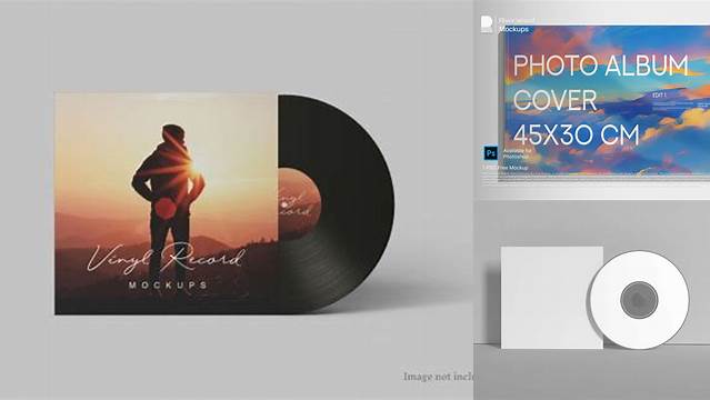 6724+ Album Cover Mockup Creative Photoshop Resources