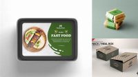 6724+ Food Box Mockup Psd Free Download Smart PNG Image