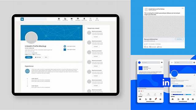 6724+ Linkedin Mockup Free Customizable Design Files