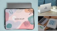 6725+ Laptop Sleeve Mockup Free PSD Free Download