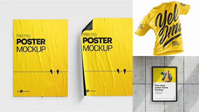 6725+ Yellow Images Mockup Free Download Digital Download