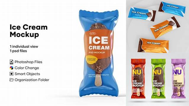 6726+ Ice Cream Bar Mockup Free Modern PSD Templates