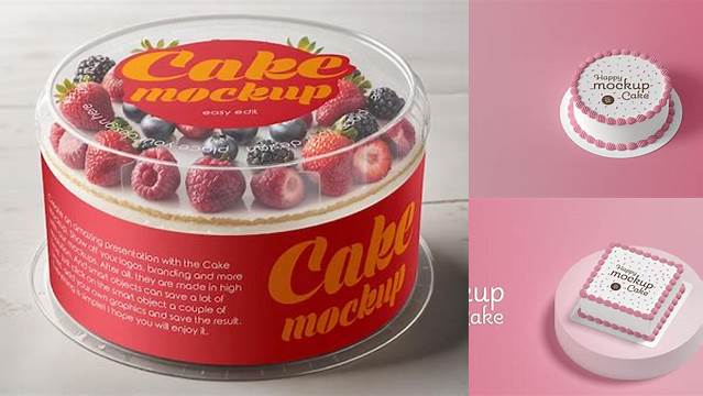 6728+ Cake Mockup PSD Download