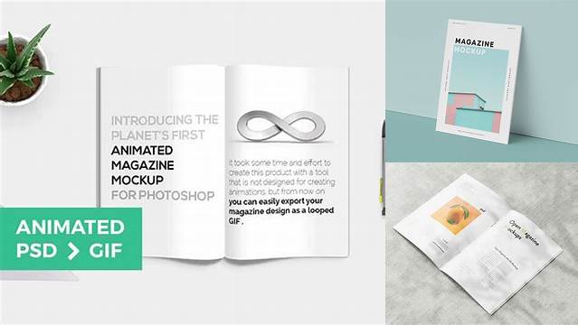 673+ Animated Magazine Mockup Free Digital Download