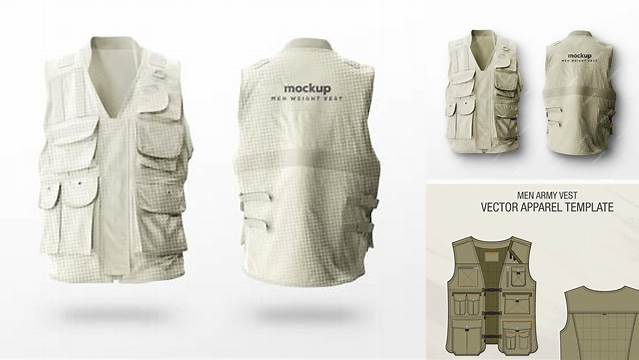 673+ Vest Free Mockup PSD Download