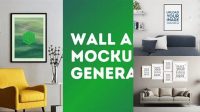 6731+ Wall Art Mockup Generator Hight Resolution