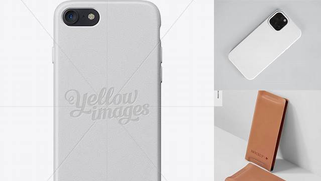 6732+ Iphone 7 Leather Case PSD Mockup Creative Photoshop Resources