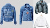 6732+ Jean Jacket Mockup Free PSD