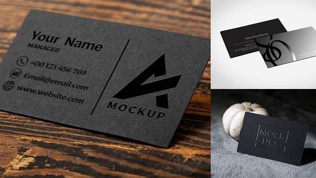 6738+ Spot Gloss Business Card Mockup Premium Design Freebie