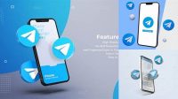 6739+ Telegram Mockup Free Modern Design PSD