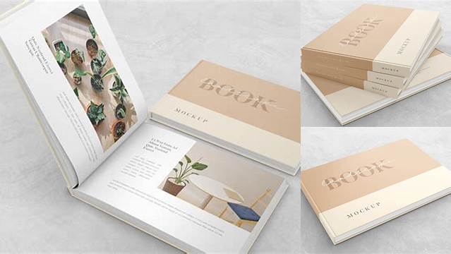 674+ Free Landscape Book Mockup For Free Download