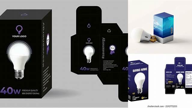 6741+ Led Bulb Packaging Design Psd Free Graphic Resource