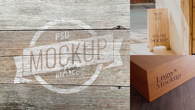 6754+ Mockup Wood PSD Download