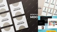 6754+ Portfolio Mockup Templates Professional Graphic PSD Download