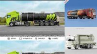 6758+ Tanker Truck Mockup Free Digital Download