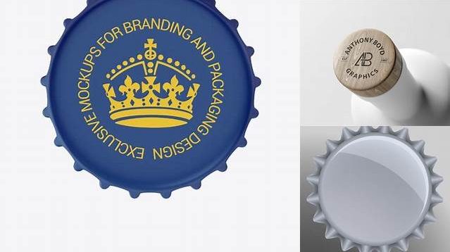 6759+ Matte Bottle Cap Top View Photoshop Freebie